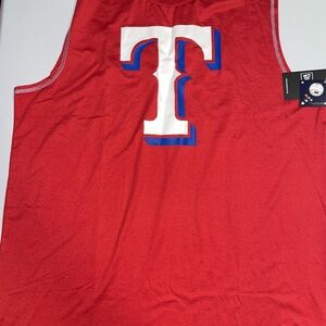 New Era/MLB: Texas Rangers Red Tank/Top Muscle Shirt (XLarge)